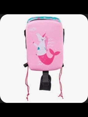 SwimWays - Kids Pink Mermaid Swim Float Vest - 35 To 55 lbs